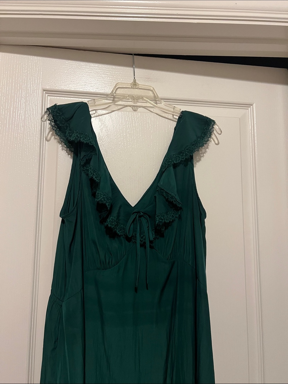 NWT Universal Thread Women's Sleeveless Ruffle Lace Midi A-Line Dress- XL - Picture 4 of 12